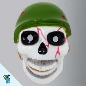 Mascara Calavera Con Casco